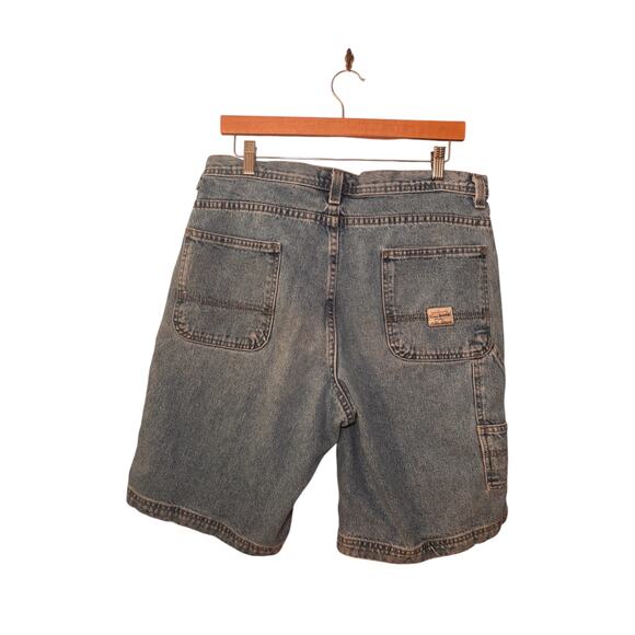 Eddie Bauer Men's Jean Shorts Carpenter Denim Utility Gorpcore Outdoors Size 33 - Picture 2 of 5